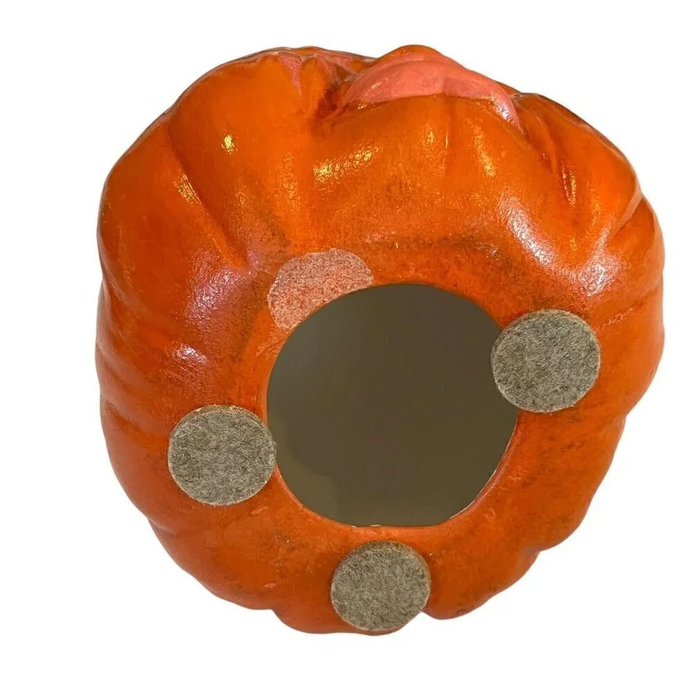 Creepy Anthropomorphic Crying Baby Face Tears Pumpkin Halloween Jack o Lantern